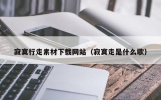 东阳寂寞行走素材下载网站（寂寞走是什么歌）